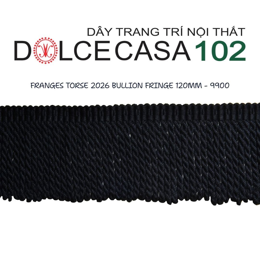  FRANGES TORSE 2026 dây viền tua xoắn Đa Phong Cách có tại kho nhà SX 