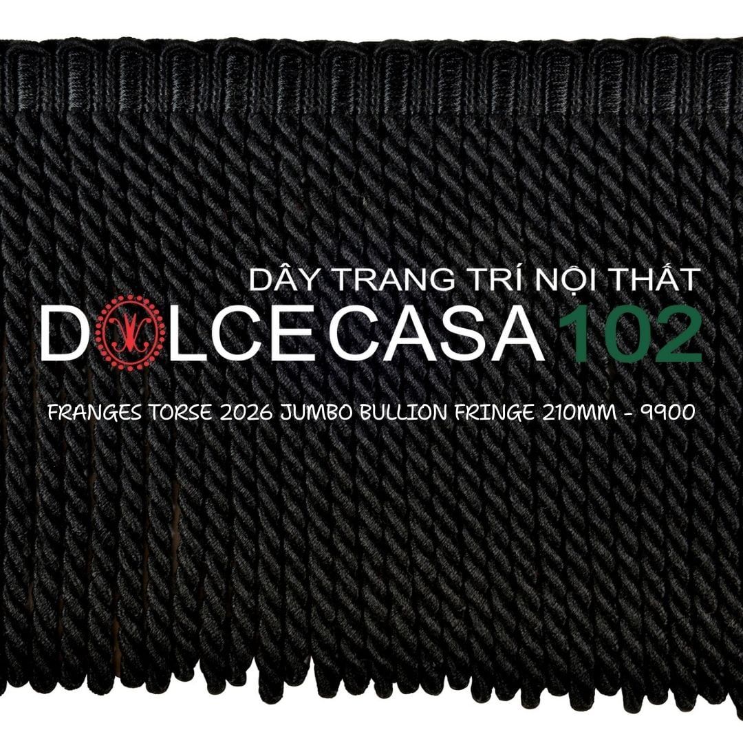  FRANGES TORSE XL 2026 dây viền tua rua xoắn cỡ đại có tại kho nhà SX 