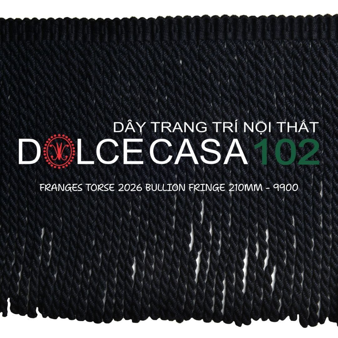 FRANGES TORSE 2026 dây viền tua xoắn Đa Phong Cách có tại kho nhà SX 