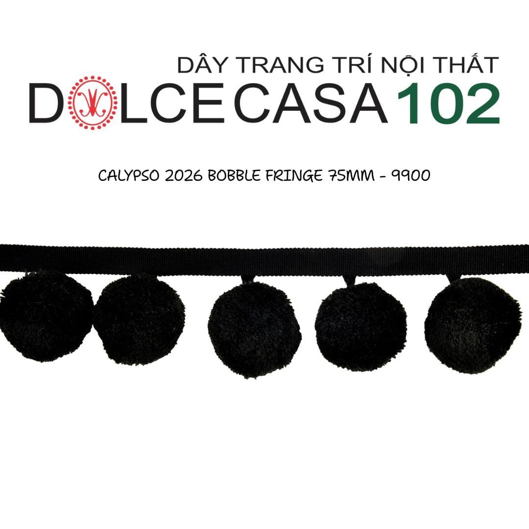  CALYPSO 2026 dây viền trang trí quả cầu đơn sắc có sẵn tại kho nhà SX 