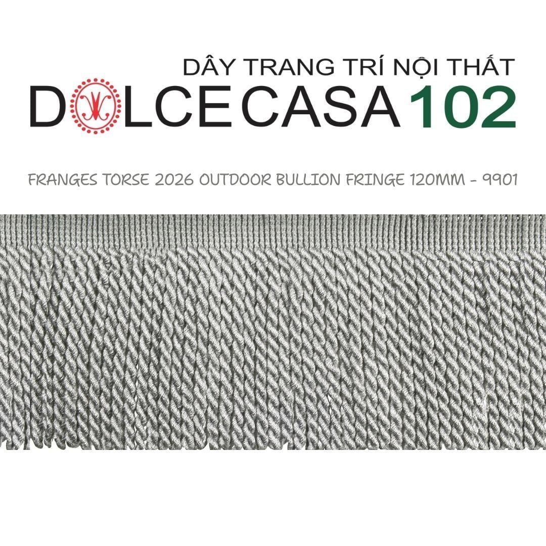  FRANGES TORSE OUTDOOR 2026 dây viền tua xoắn có sẵn tại kho nhà SX 
