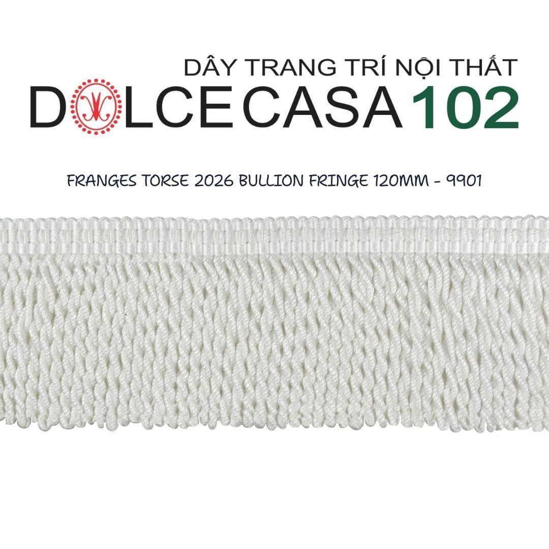 FRANGES TORSE 2026 dây viền tua xoắn Đa Phong Cách có tại kho nhà SX 