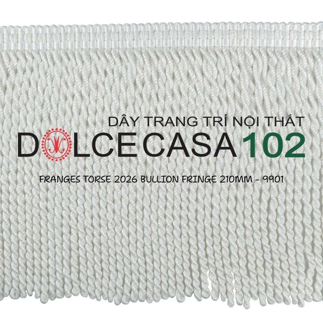  FRANGES TORSE 2026 dây viền tua xoắn Đa Phong Cách có tại kho nhà SX 