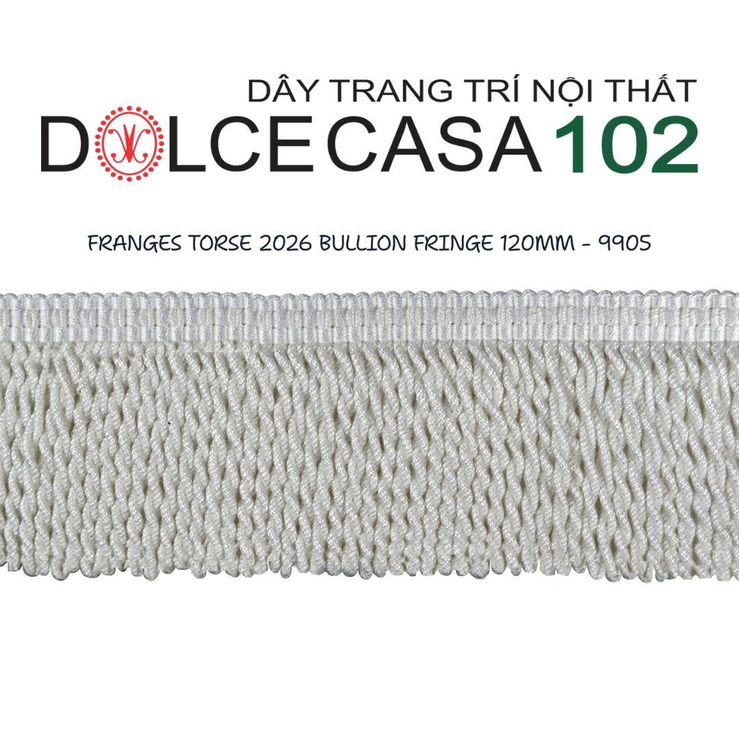  FRANGES TORSE 2026 dây viền tua xoắn Đa Phong Cách có tại kho nhà SX 