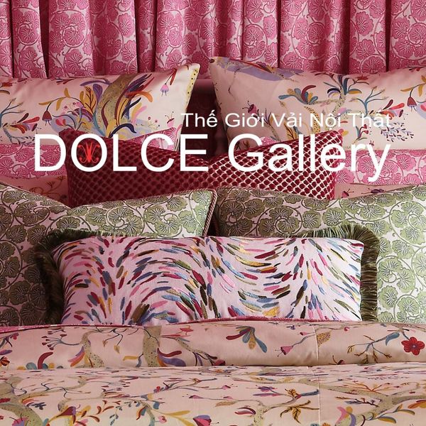  DOLCE FOUNTAIN EMBROIDERY vải màn rèm cửa Ấn Độ 2026 