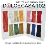  FRANGES TORSE XL 2026 dây viền tua rua xoắn cỡ đại có tại kho nhà SX 