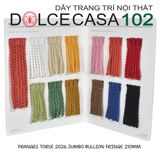  FRANGES TORSE XL 2026 dây viền tua rua xoắn cỡ đại có tại kho nhà SX 