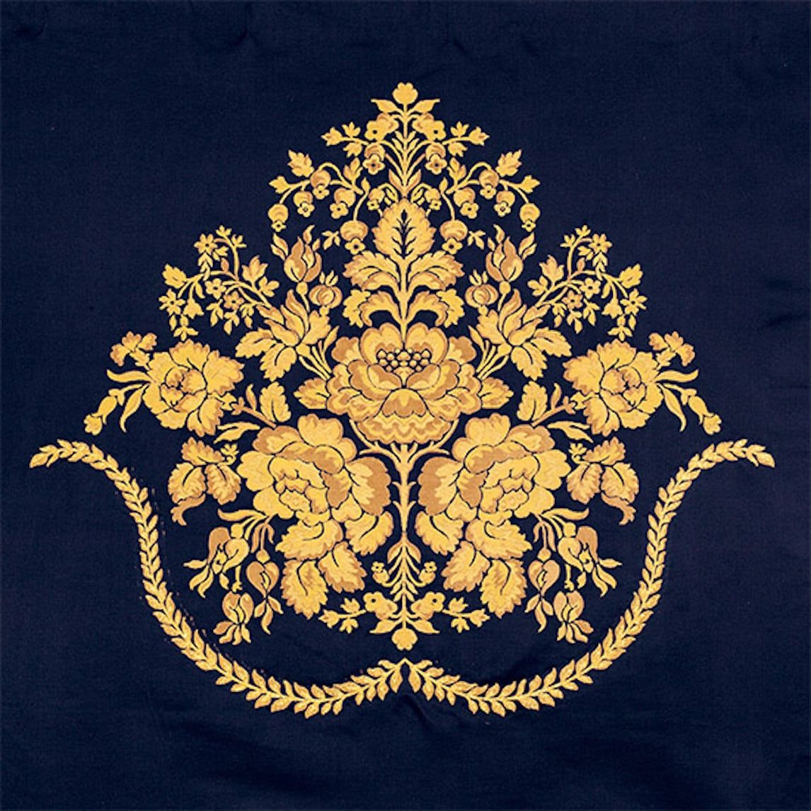  BLU NOTTE REALE – Vải Trang Trí Hoàng Gia Xanh Đêm | Dolce Casa 