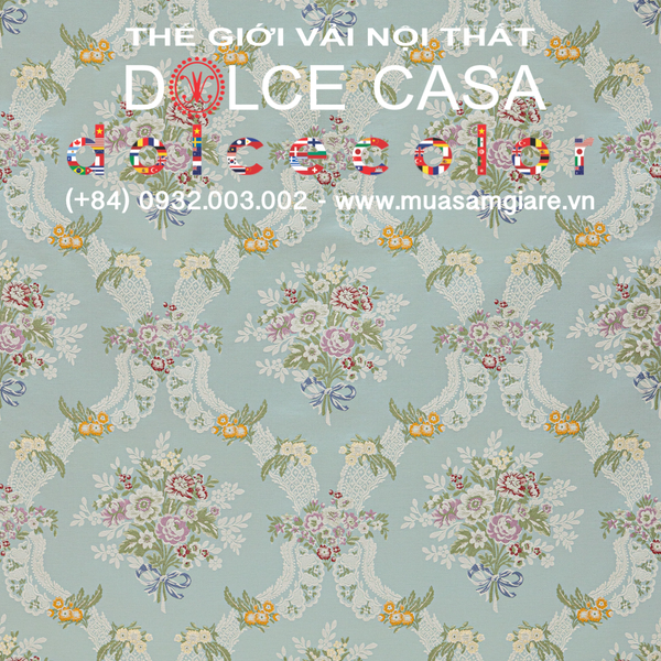  Palazzo Canaletto Sebastin vải đa chức năng ngọc lam hoàng gia 