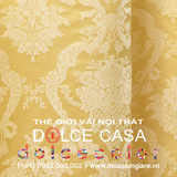  Palazzo Petra Damask màu vàng cổ điển 