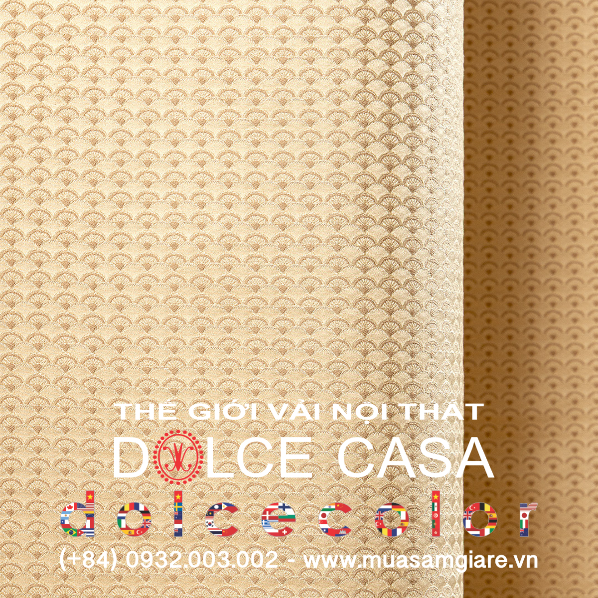  Palazzo Petra Damask màu rượu champagne 