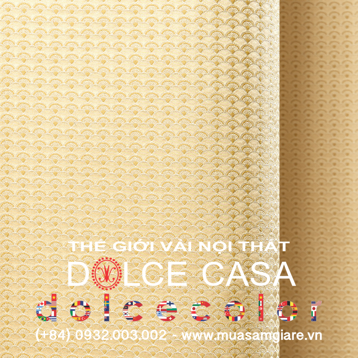  Palazzo Petra Damask màu ngà vàng 