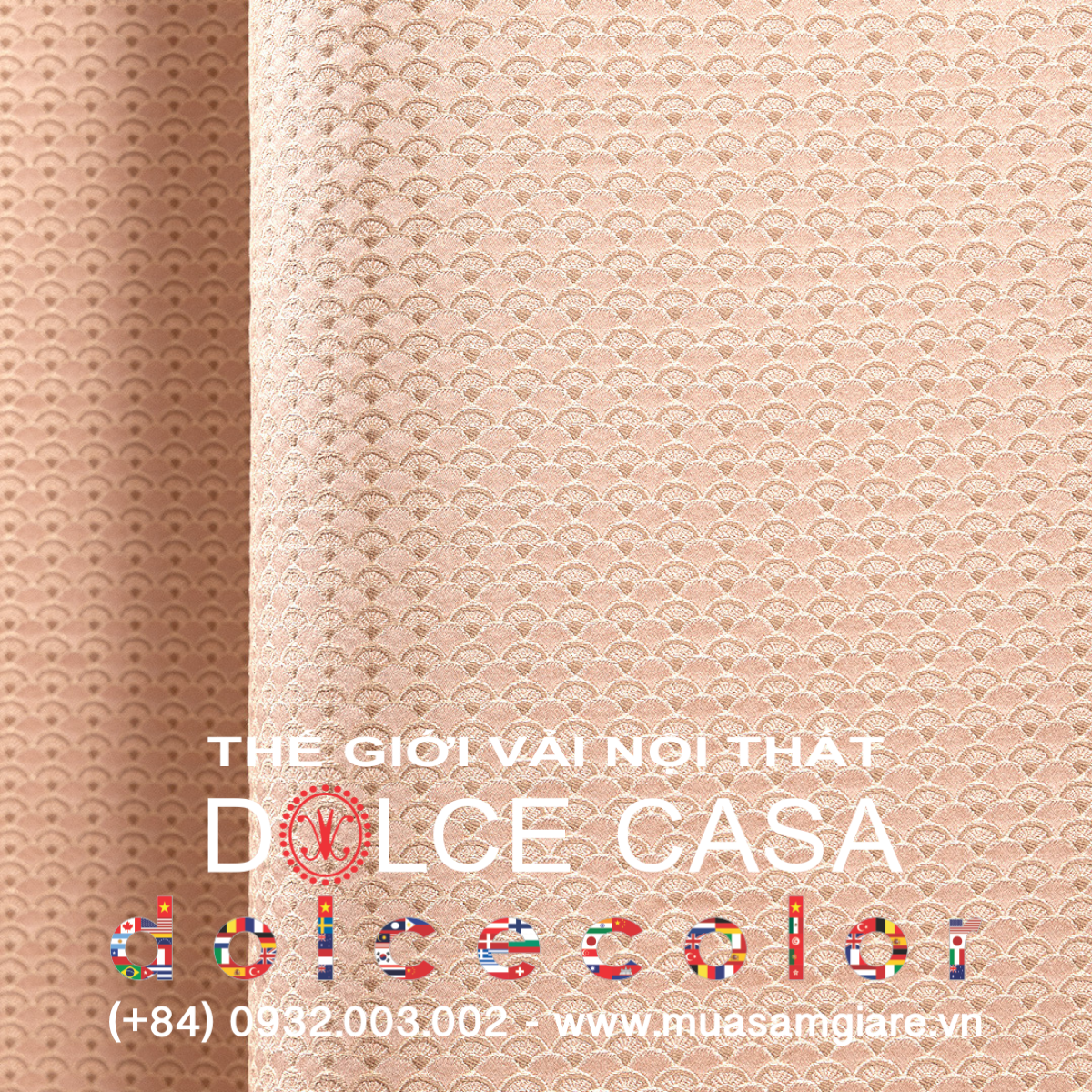  Palazzo Petra Damask màu hồng phấn 