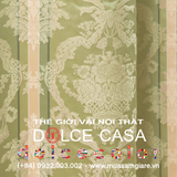  Palazzo Petra Damask màu xanh ô liu 