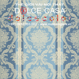  Palazzo Petra Damask màu xanh bụi 