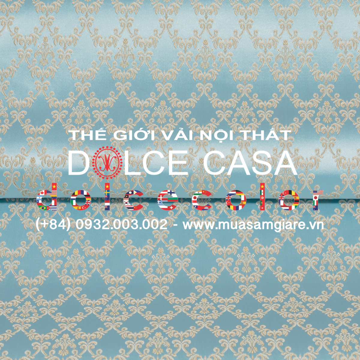  Manoir Helios vải đa chức năng sắc xanh cổ điển Made in Italy 