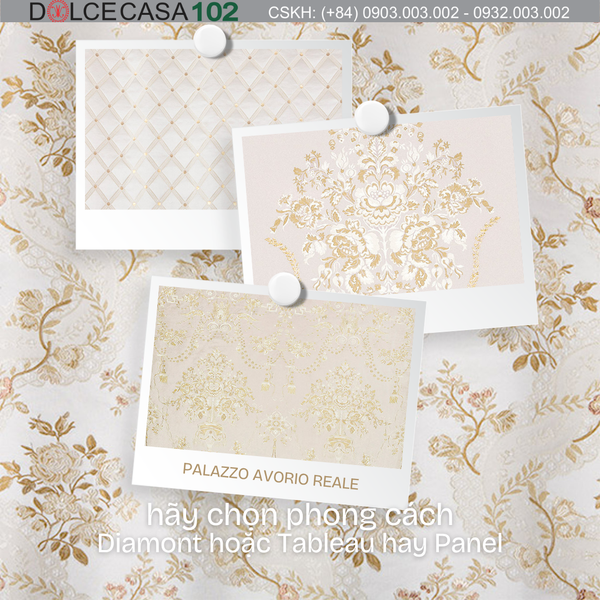  Palazzo Reale màu trắng ngà hoàng gia 