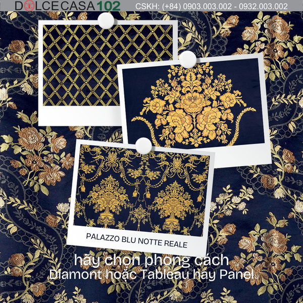  Palazzo Reale màu xanh đêm hoàng gia 