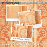  Palazzo Petra Damask màu đào 