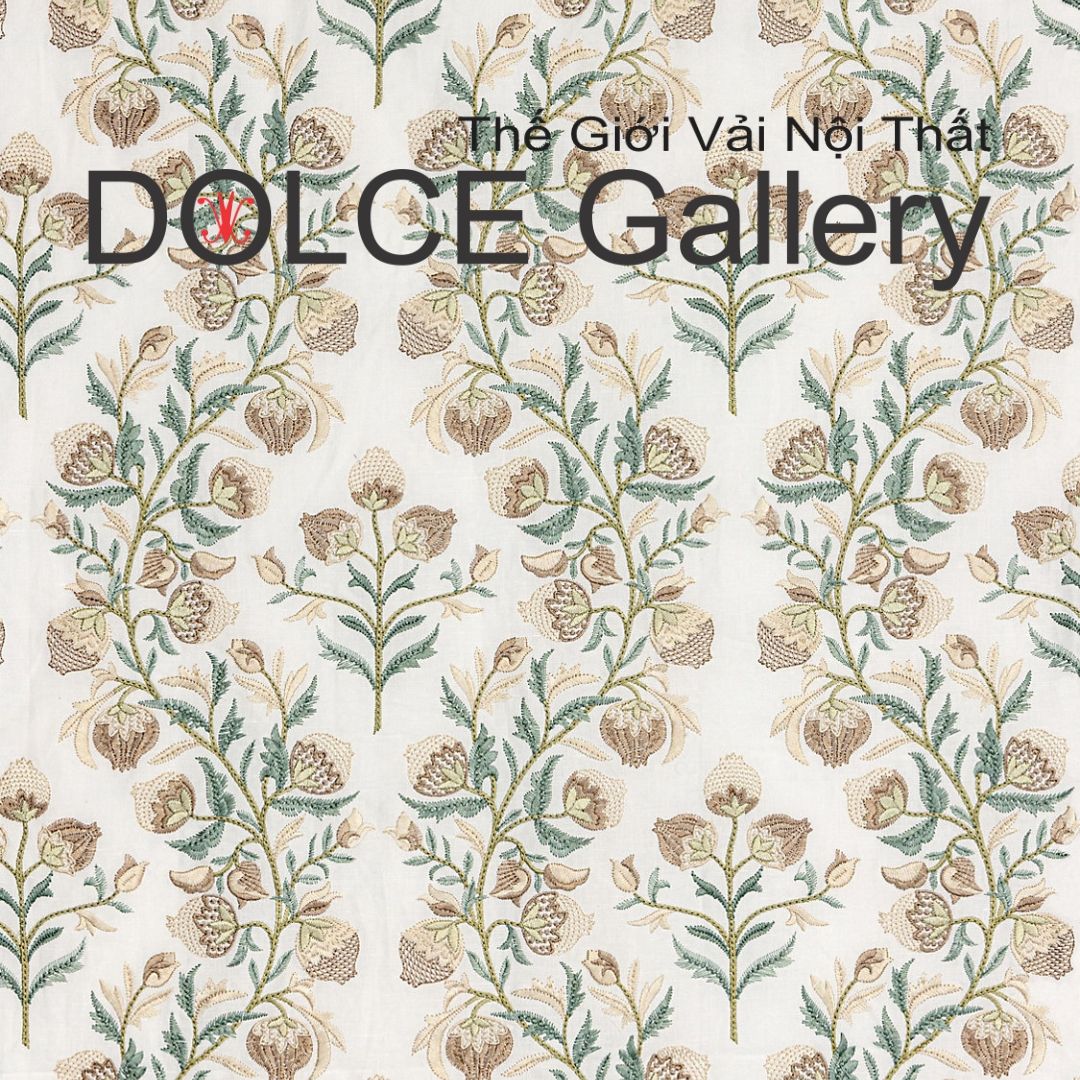  DOLCE POMELINE vải màn rèm cửa Ấn Độ 2026 