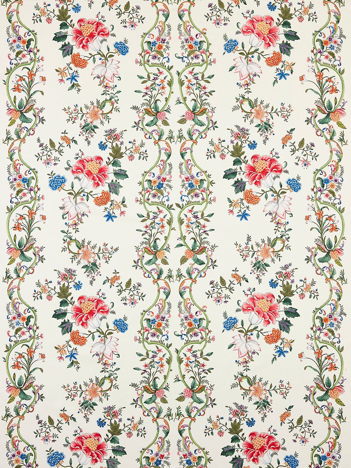  Vải màn rèm cửa Camellia Trellis phong cách Dolce Scalamandré 2024 