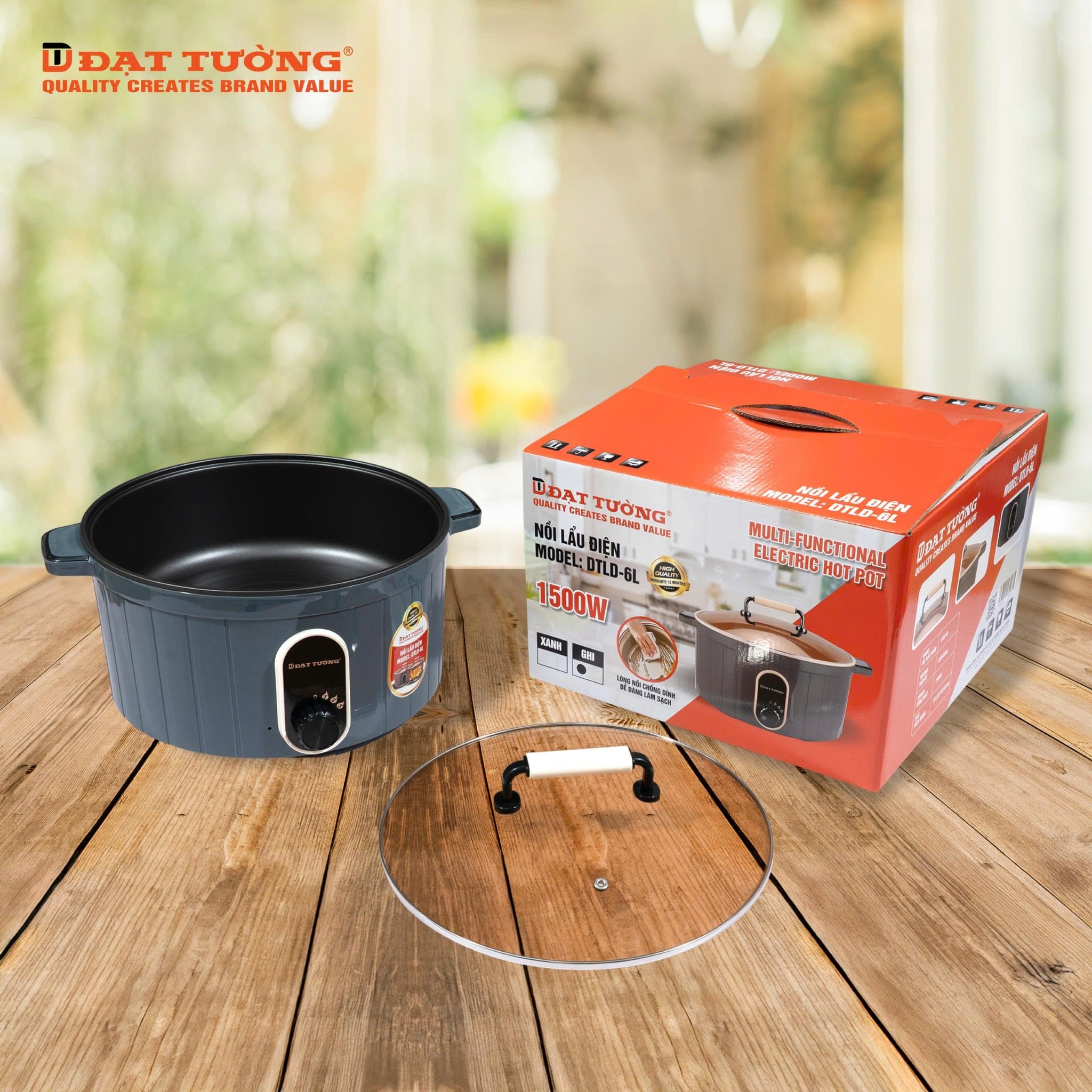 NỒI LẨU ĐIỆN ĐA NĂNG ĐẠT TƯỜNG - DTLD-6L