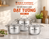 BỘ NỒI INOX ĐẠT TƯỜNG 5 ĐÁY DTBN-05