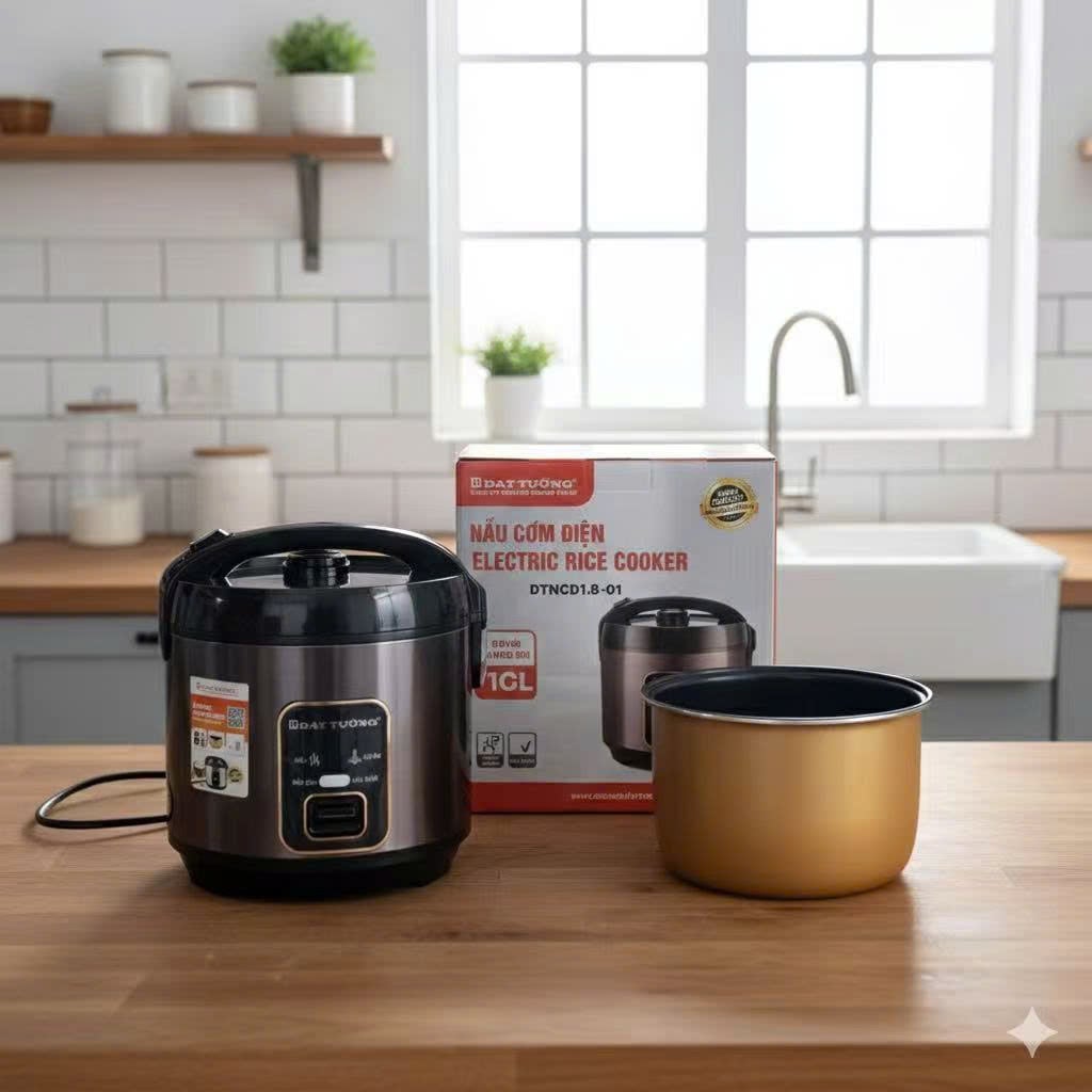 NỒI CƠM ĐIỆN 1,8L ĐẠT TƯỜNG- DTNCD-1.8L