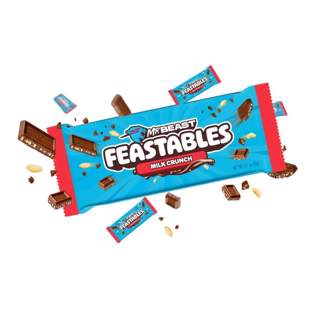  Socola vị sữa bỏng gạo MrBeast Feastables 60 g 