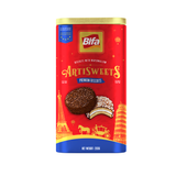  Bánh Quy Hỗn Hợp Nhân Marshmallow Phủ Ca Cao Dừa Artisweets 200G (4 gói/ hộp thiếc) – BIFA (I0023783) 