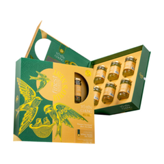 Hộp quà tặng tổ yến chưng đông trùng hạ thảo The Finest Bird's Nest (6 hũ x 100ml)