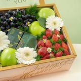  Hộp Quà Trái Cây Các Loại Và Yến Tone Hồng Tinh Tế 