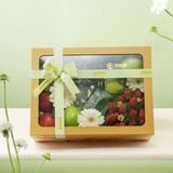  Hộp Quà Trái Cây Các Loại Và Yến Tone Hồng Tinh Tế 