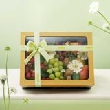  Hộp Quà Trái Cây Tươi Các Loại Tone Xanh Lá Tinh Tế 