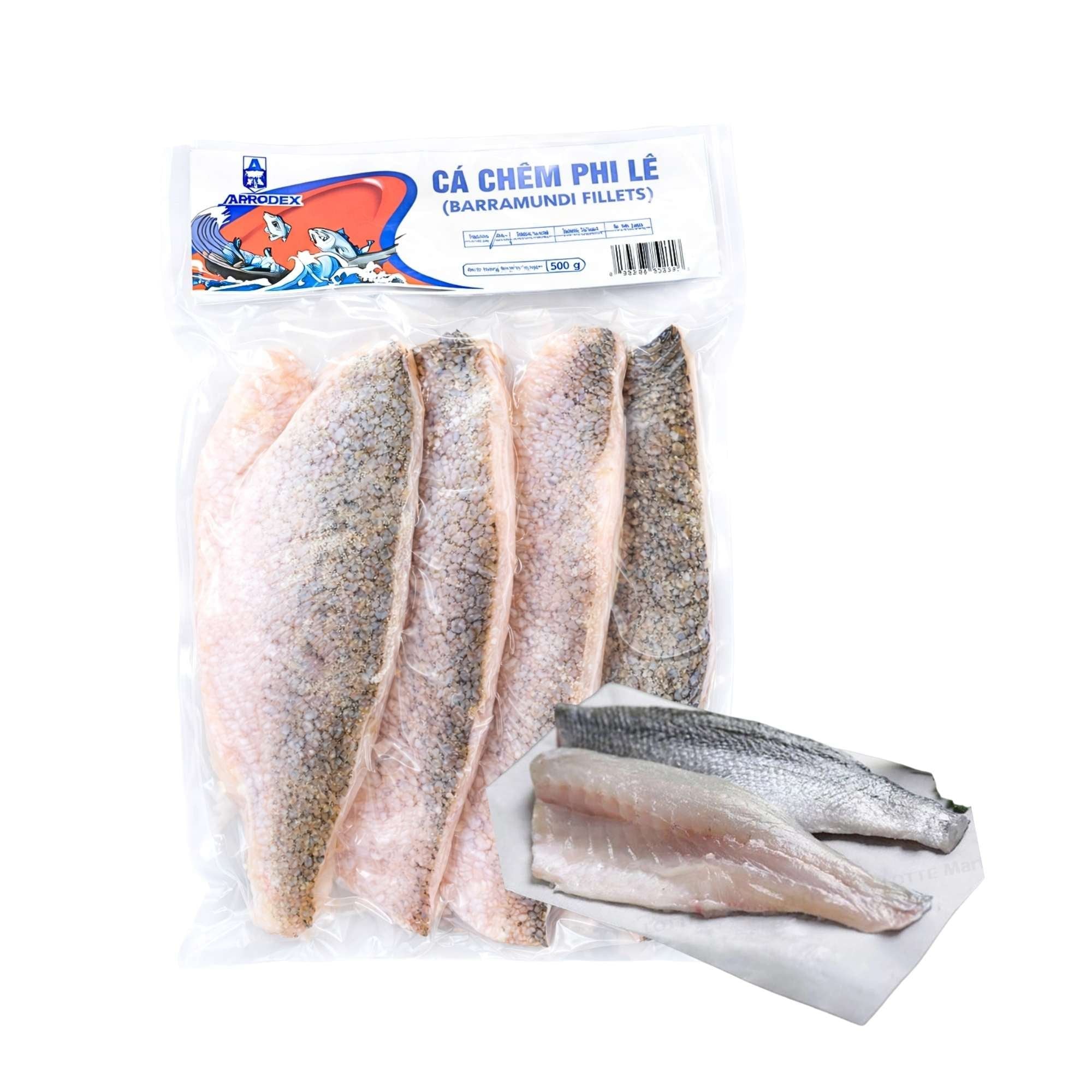  Cá chẽm phi lê SeaProdex 500 g (Gói) 