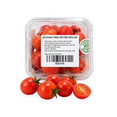 Cà chua trái cây đỏ hữu cơ Ctfarm 250 g