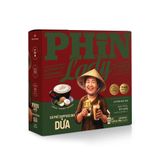  Cà Phê Hòa Tan Cappuccino Dừa Phin Lady (17g x 12) (Hộp giấy) 