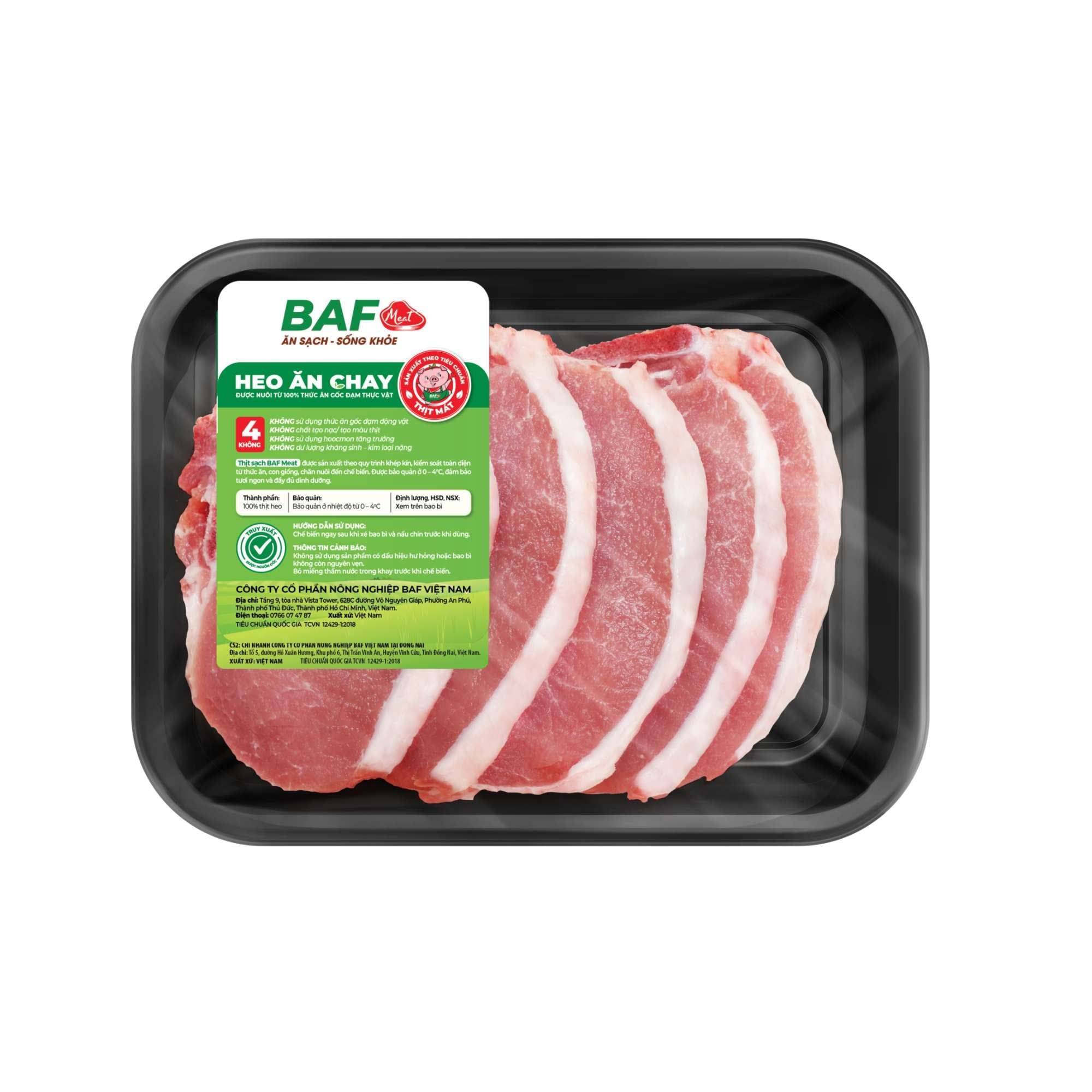  [Tươi] Cốt lết heo ăn chay BAF 300 g ( Khay ) 
