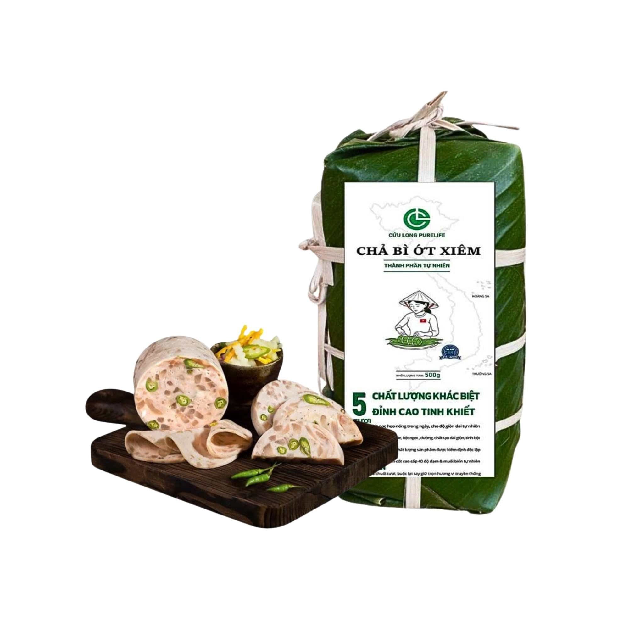  Chả bì ớt xiêm xanh Cửu Long 250 g (Gói) 