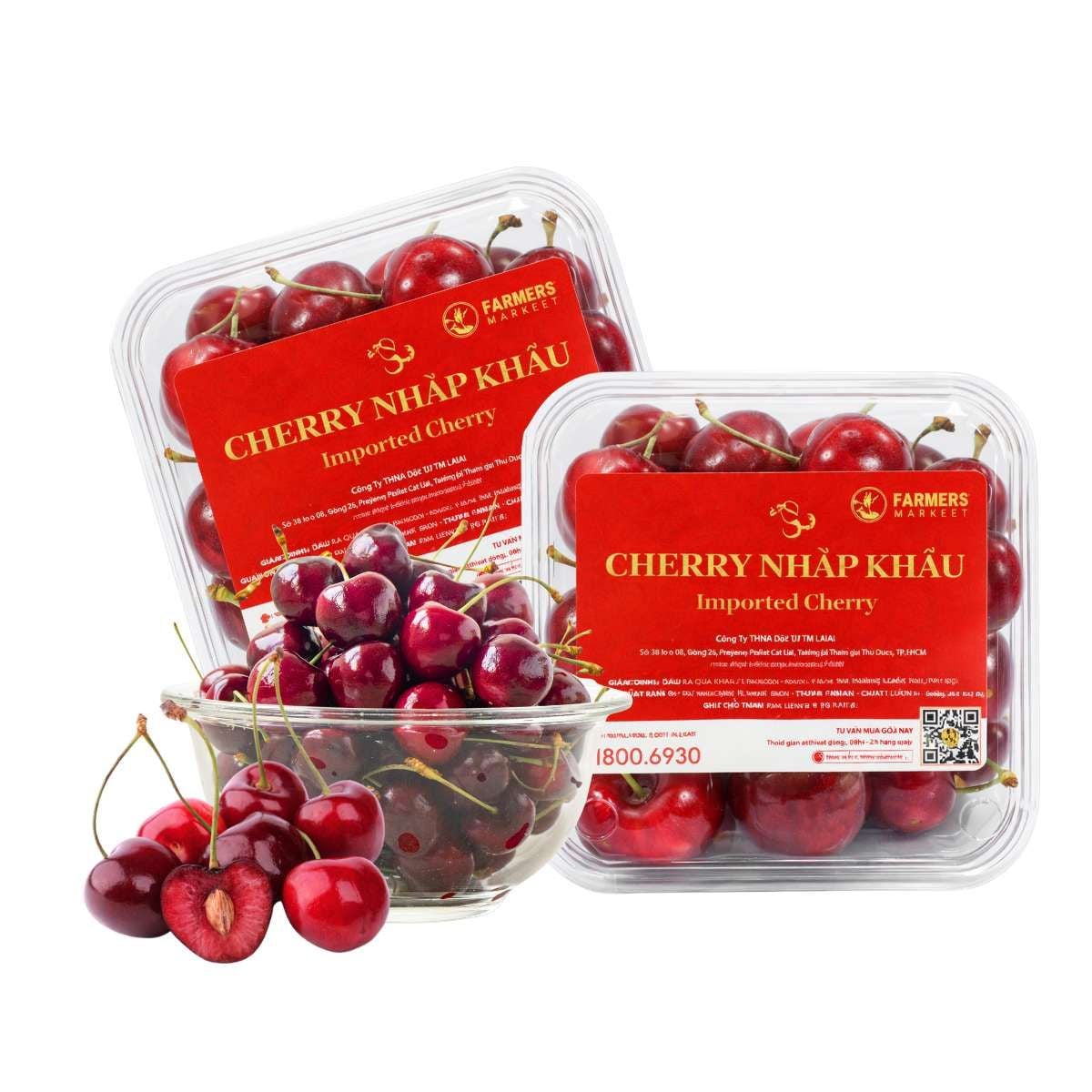  Cherry đỏ Canada size 10 (Hộp 200G) 