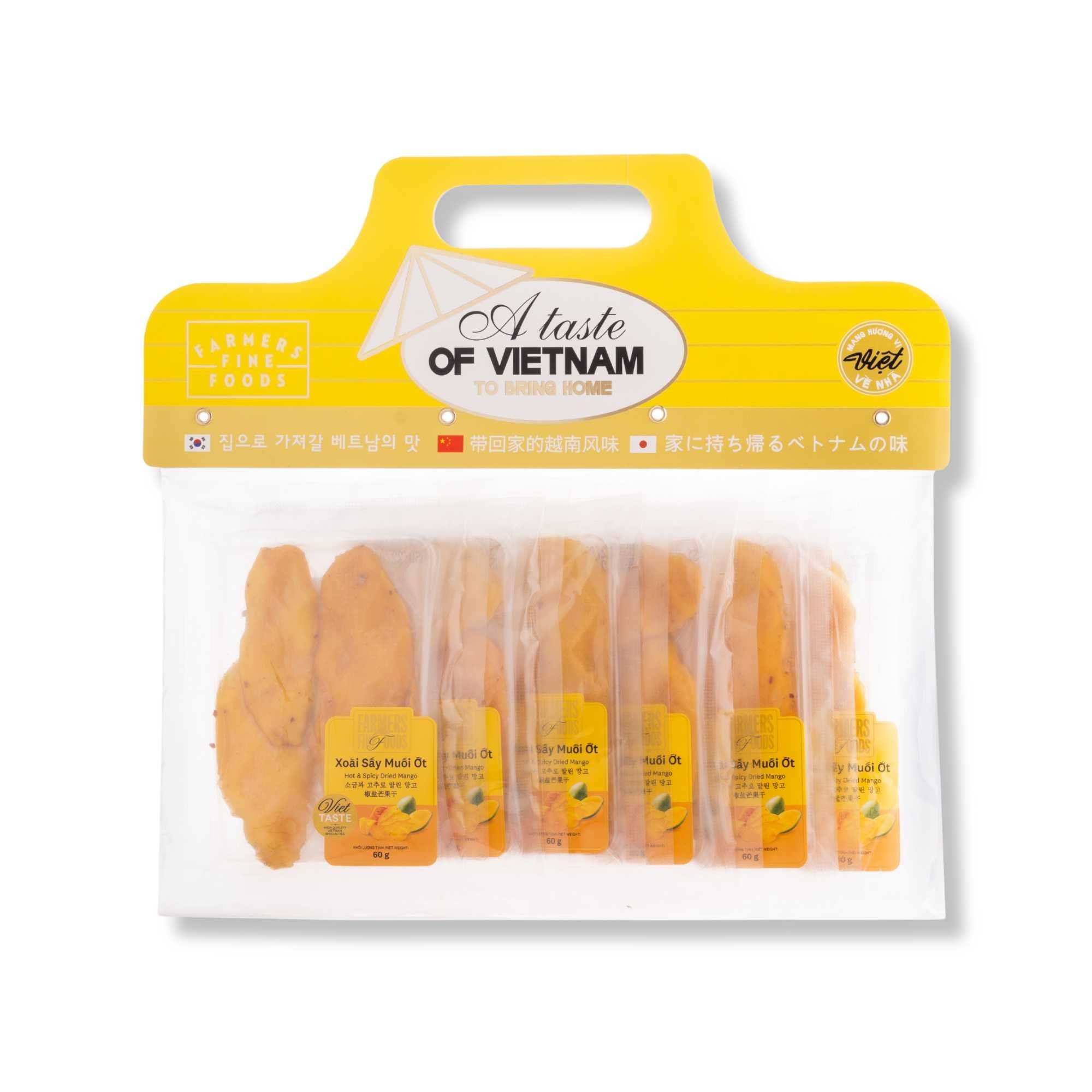  Combo 6 túi xoài sấy muối ớt Farmers Fine Foods (60 g x 6) 