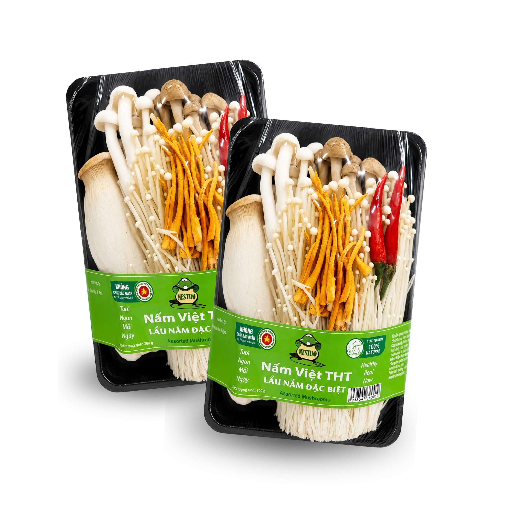  Combo lẩu nấm đặc biệt hữu cơ Nestdo 300 g 