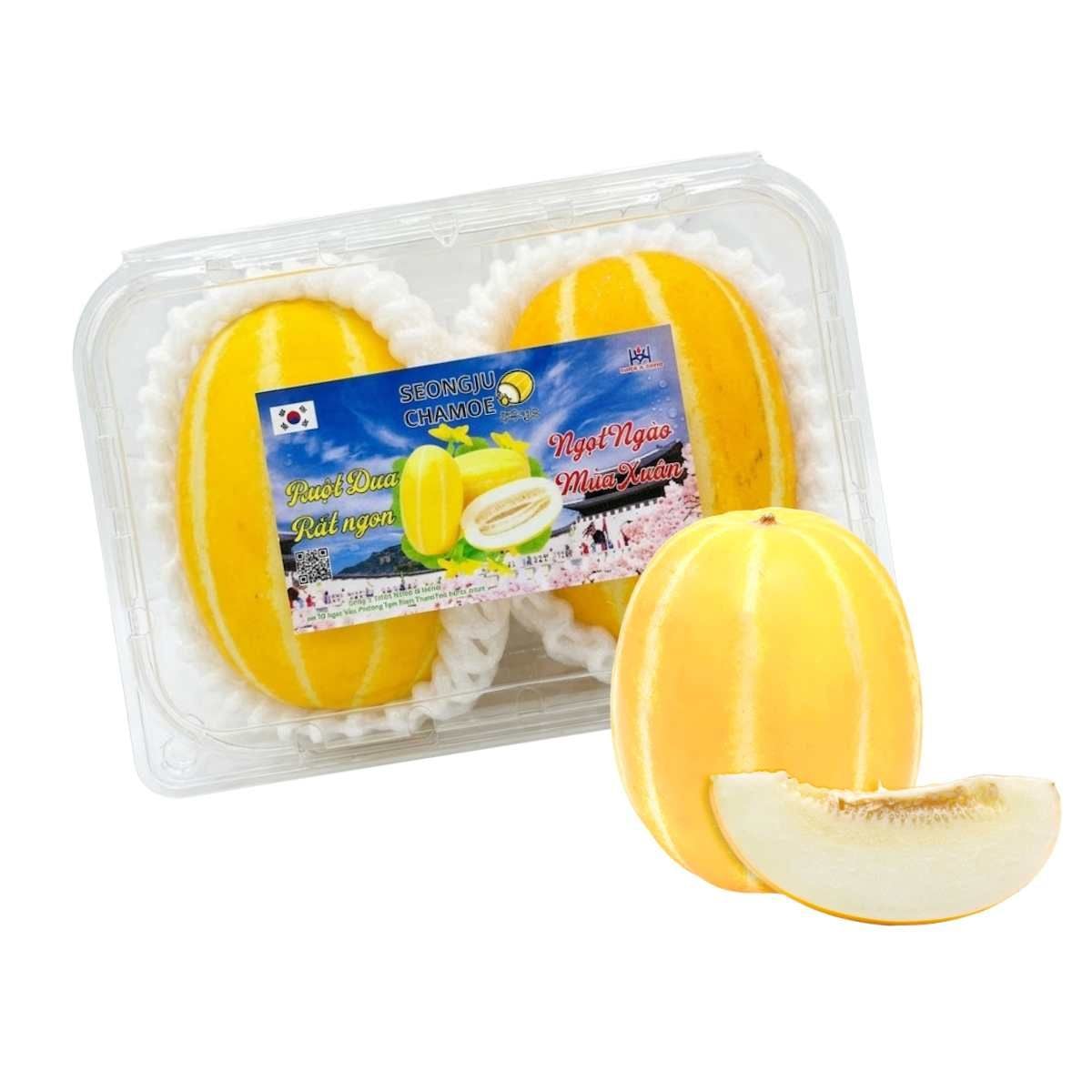  Dưa lê hoàng kim Hàn Quốc (2 trái/hộp) 