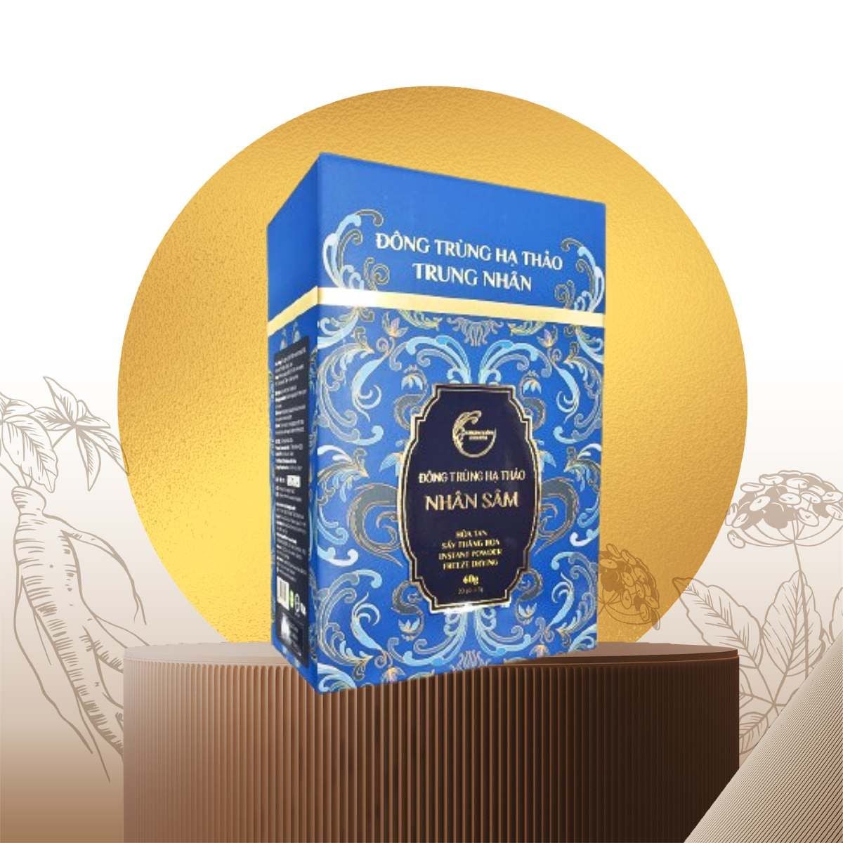  Đông Trùng Hạ Thảo Nhân Sâm Trung Nhân 60 g 