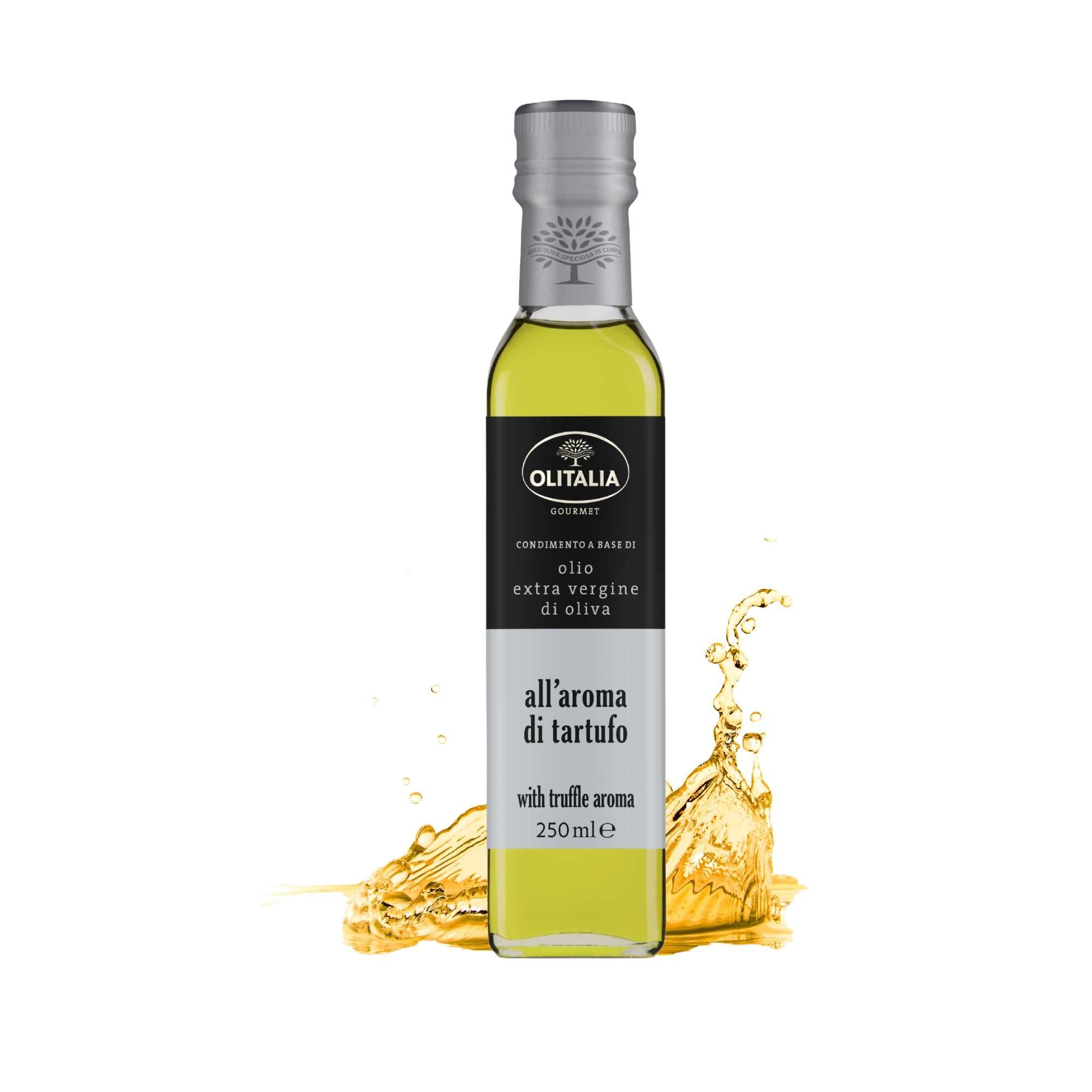  Dầu ô liu extra virgin hương nấm truffle Olitalia 250 ml ( Chai ) 