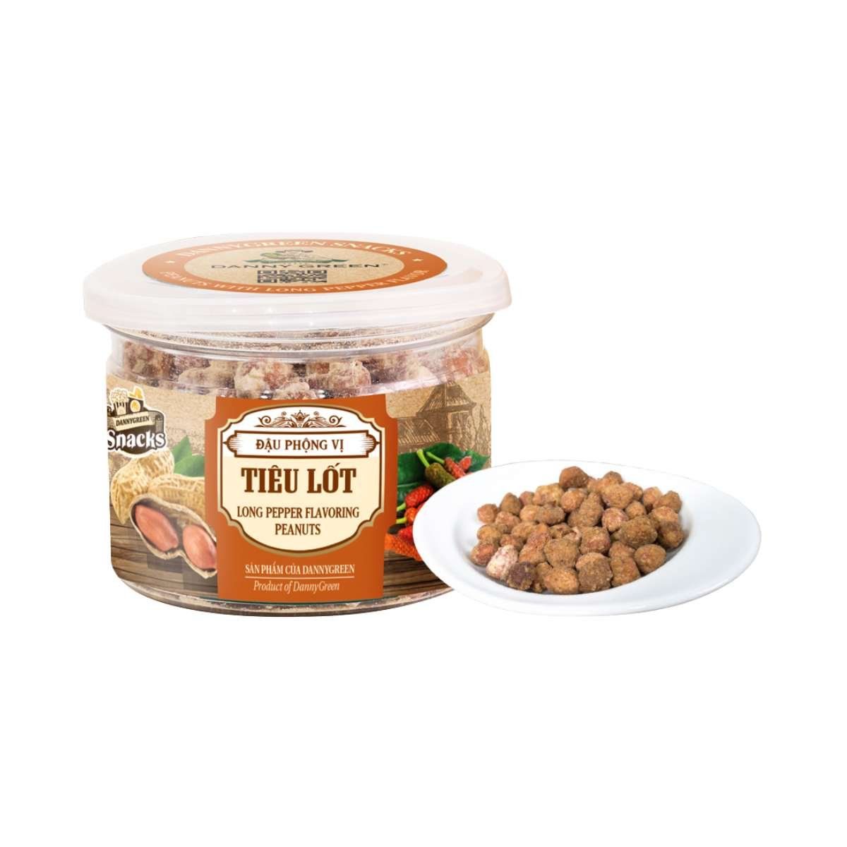  Đậu phộng vị tiêu lốt DannyGreen hũ 120 g 