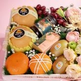  Giỏ Đan Trái Cây Các Loại Và Hoa Tone Trắng Tinh Tế 