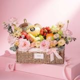  Giỏ Cói Trái Cây Các Loại Và Hoa Tone Hồg Thanh Lịch 