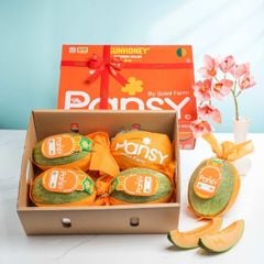 Thùng 5,5kg | Dưa lưới ruột cam Pansy Globalgap loại 1 - 1,8Kg/Trái (I0012979)
