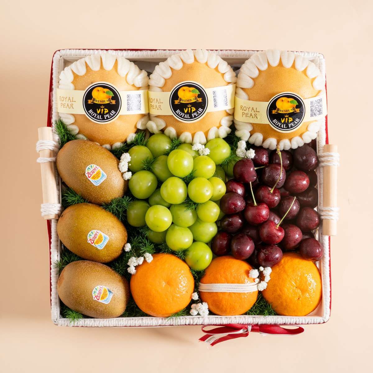  Giỏ Đan Trái Cây Các Loại Tone Trắng Tiêu Chuẩn 